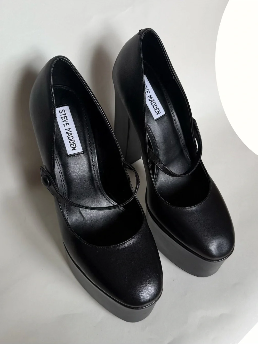 Pleaser Style Chunky Platform Mary Jane Pump Heels